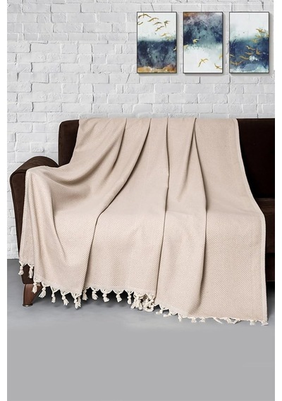 Trendy Koltuk Örtüsü Bej 170 X 300 Çok Renkli