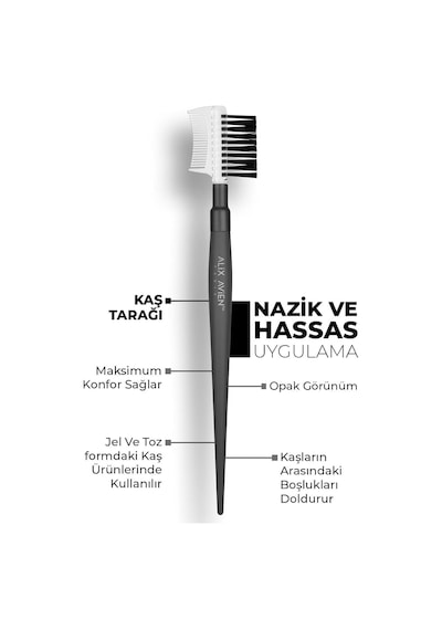 Alıx Avıen Kaş Tarağı - Eyebrow Comb Diğer