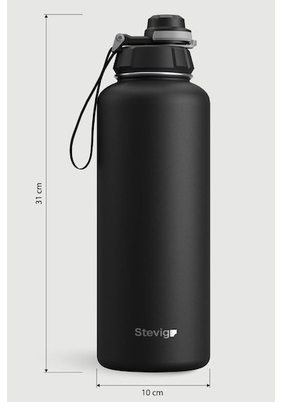 Stevig 1 Hand Leak-proof Sızdırmaz Çelik Termos 1500 Ml Green St-252 Yeşil