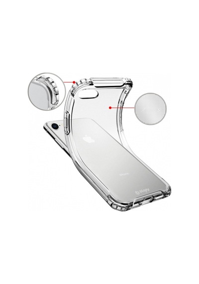 Apple Uyumlu iPhone Blogy 8 7 İle Crystal Fit Kılıf Clear
