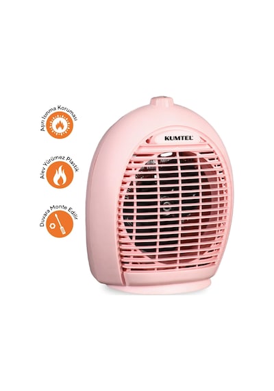 Fanlı Isıtıcı 2000 W Lx-6331 Pembe