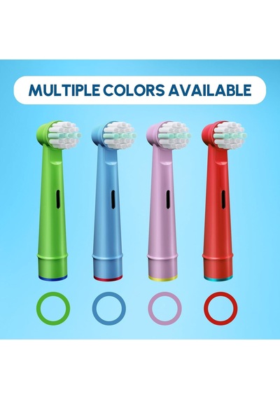 Braun Oral B İle Uyumlu 8 Adet Elektrikli Çocuk Diş Fırçası Yedek Kafaları Diğer