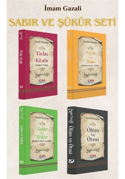 İmam Gazali - Sabır Ve Şükür Seti 4 Kitap Set / İmam Gazali