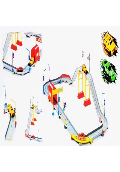 Erdem Toys Garaj Otopark Yarış Seti Metal Arabalı (54 Parça)