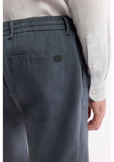 Avva Erkek Antrasit Beli Lastikli %100 Keten Relaxed Fit Şort B003732 Avva Erkek Antrasit Beli Lastikli %100 Keten Relaxed Fit Şort B003732
