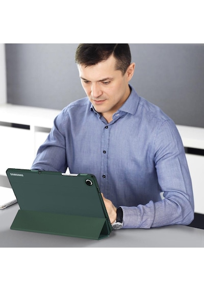 Samsung Uyumlu Galaxy Tab A11 Plus 11inç X230 Kılıf Pu Deri Smart Standlı Case Uyku Modlu X235 X236f
