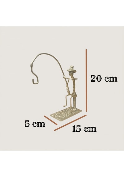 Dekoratif Metal Figür Sukulent Saksı Askılığı SPH002