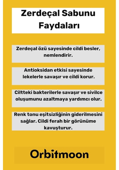 Özel Üretim Doğal El Yüz Saç Vücut Güzel Koku Leke Karşıtı Orijinal Zerdeçal Ekstraktı Sabun 10 Adet