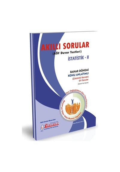 İlkumut Yayınları - İstatistik - 2 - Konu Anlatımlı - Çözümlü Sorular