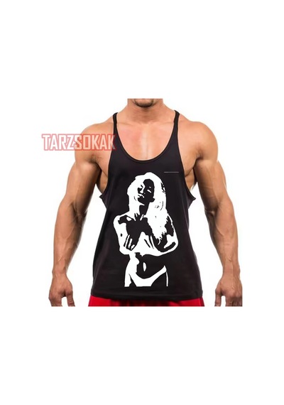 Tarzsokak Gym Tank Top Fitness Sporcu Atleti Gym5 Siyah