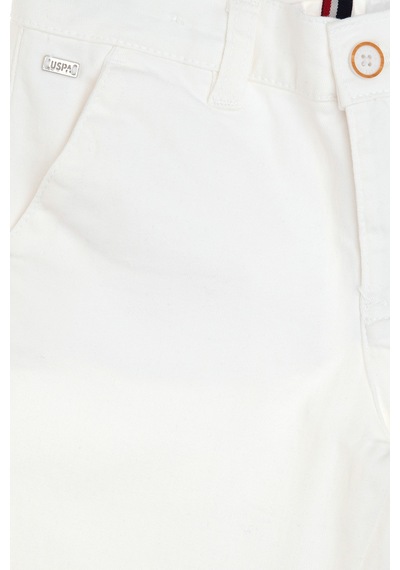U.s. Polo Assn. Erkek Çocuk Beyaz Şort / Bermuda 50300540-vr013 Beyaz
