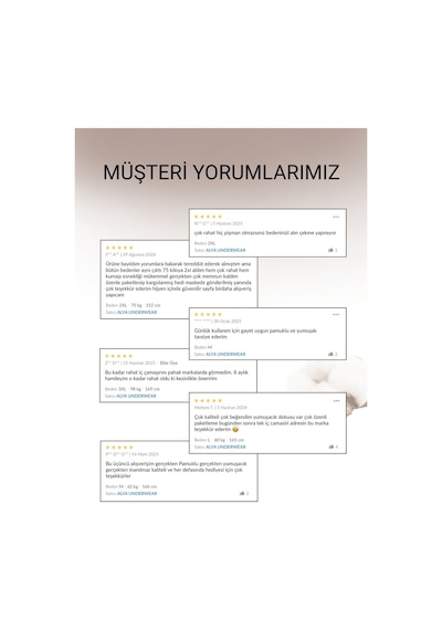 Alya Underwear  Kadın Pamuklu Bato Kesim Külot - 3 Adet Beyaz - 3'lü Paket Ten