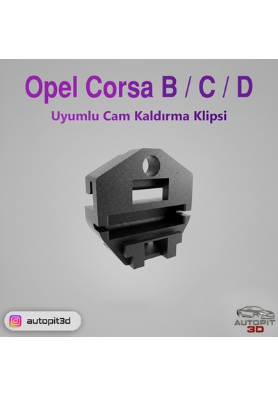 Opel Corsa B / C / D Uyumlu Cam Kaldırma Klipsi