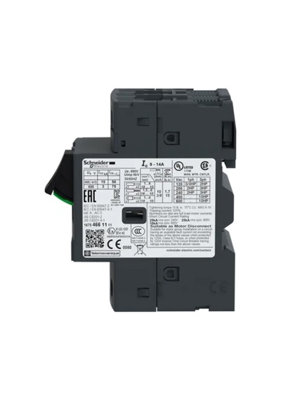SCHNEİDER ELECTRİC Tesys Deca Gv2Me16 Motor Koruma Şalteri (9A-14A)