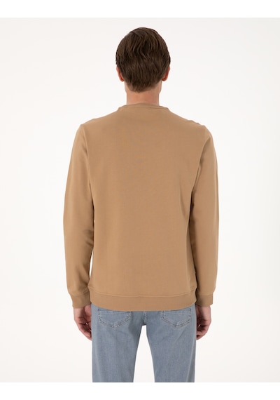 Pierre Cardin Erkek Açık Kahverengi Sweatshirt 50314054-vr002 Açık Kahverengi