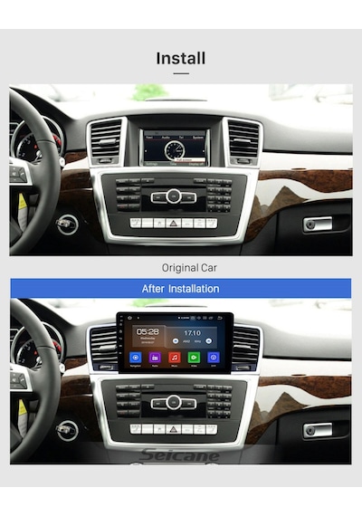 Mercedes Ml 2012-2015 Uyumlu Multimedya Navigasyon Usb Kamera Carplayer 6 Ram