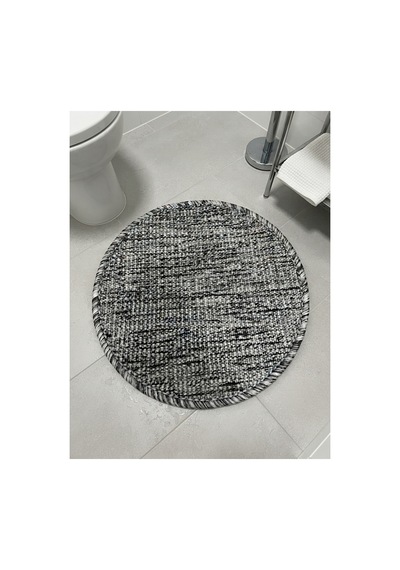 Halı 80 X 80 Cm Gri Gri