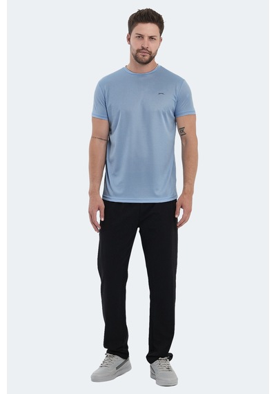 Slazenger OMAR KTN Erkek  Açık Mavi Tişört