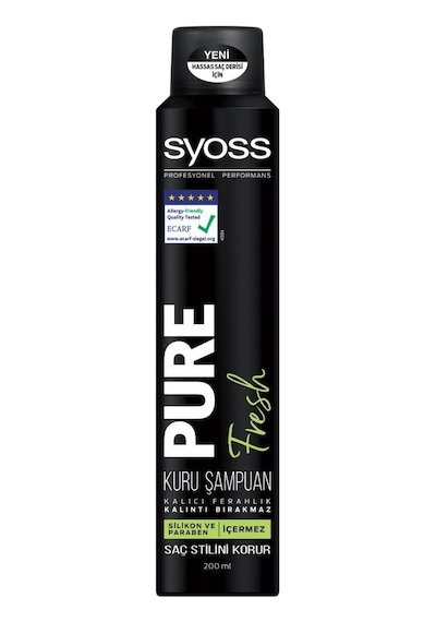 Syoss Pure Fresh Kuru Şampuan 2 x 200 ML