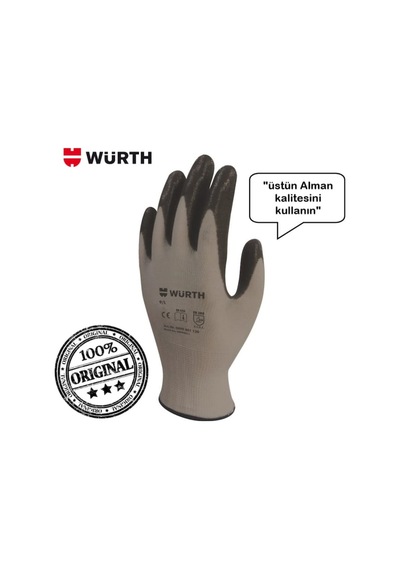 Würth Mekanikçi Iş Eldiveni Siyah 10/Xlarge 48 Çift
