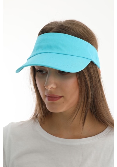 Uv Koruyuculu Unisex Siperlikli Turkuaz Şapka Turkuaz