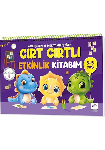 Cırt Cırtlı Etkinlik Kitabım: 3-5 Yaş