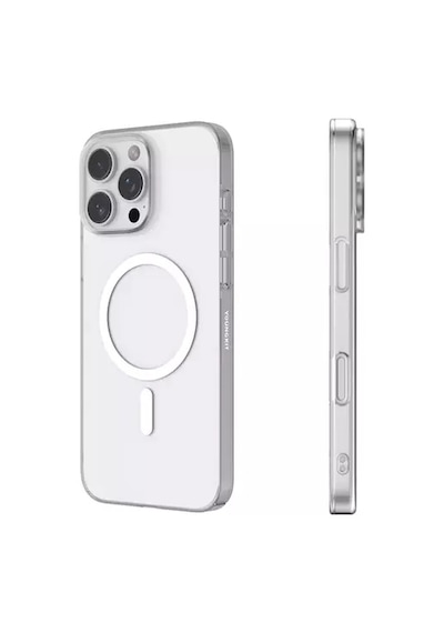 Apple Uyumlu iPhone 16 Pro Max  Kılıf M-safe Şarj Özellikli Arka Kapak Kapak Şeffaf