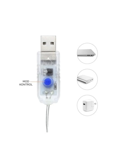 Magicool Lw-7 300 Ledli 10 Sarkıt Perde Led Işık, 8 Modlu Uzaktan Kumandalı, 3x3 Metre Peri Telli Led Çok Renkli