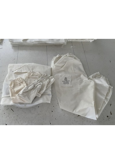 Arıcılık Arıcı Seti Maske+pantolon+eldiven+kovan Örtü Bezi