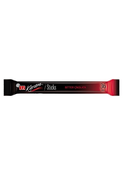 Eti Karam Stick Çikolata 30'lu 7 G Bitter - 210 G Tarı