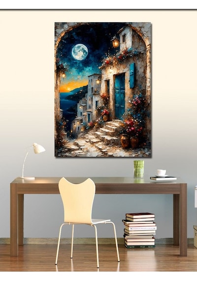 Kanvas Tablo Ayışığı Sokağı 100cmx140cm