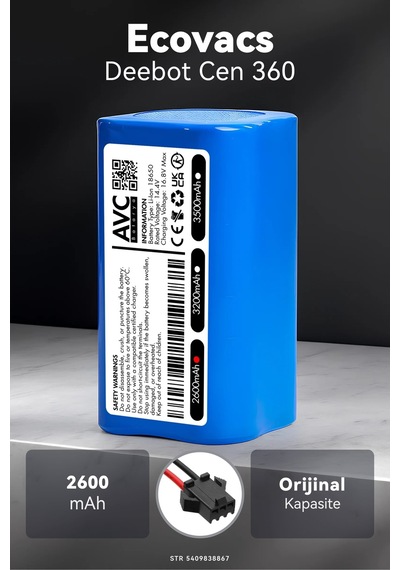 Ecovacs Deebot Cen 360 2600mah Robot Süpürge Bataryası D.k