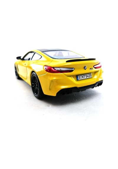 Kinsmart Bmw M8 Competition Coupe 1:38 Sarı Çek Bırak Model Araba
