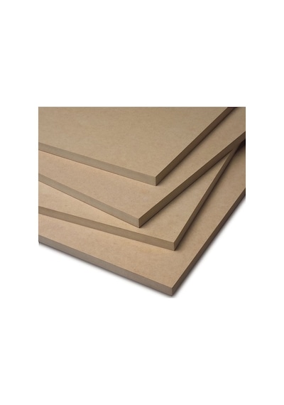 Rafekstir 18 mm Ham MDF levha parça kesimi ( 1.sınıf )