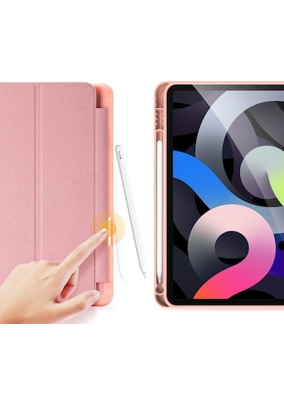 Duxweel Apple Uyumlu iPad Air 5.Nesil Kılıf 10.9" Kalem Yerli Lüx Kılıf
