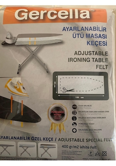 Ayarlanabilir Ütü Masası Kılıfı Örtüsü Bezi Keçesi Ütü Masası& Aksesuarları, Ev Gereçleri,evteks Diğer