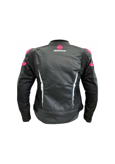 Scoyco Jk153W Motosiklet Kadın Montu Siyah - Pembe