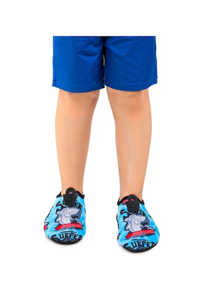 Kiko Kids Surfer Havuz Plaj Erkek Çocuk Deniz Ayakkabısı 7561 Mavi Mavi