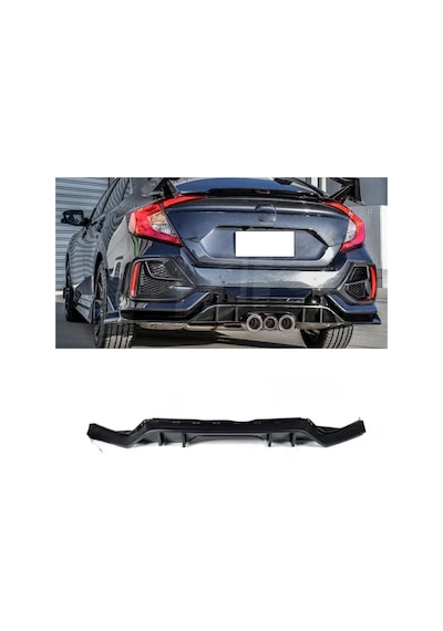 Fc5 Typer Arka Tampon Difüzör Orta Alt Parça Tek Boyasız