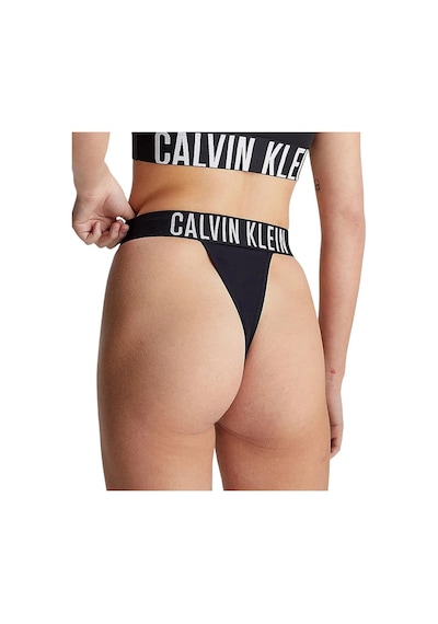 Calvin Klein Thong-nylon Siyah Kadın Bikini Altı