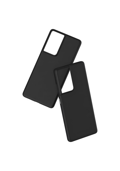 Galaxy Uyumlu S21 Ultra Süper Pp Silikon Kılıf Siyah