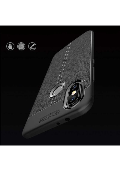 Xiaomi Mi A2 Lite Kılıf Zore Niss Silikon Kapak Lacivert