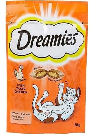Ayrex Dreamies Kedi Ödül Maması Karışık Paket 6x60gr