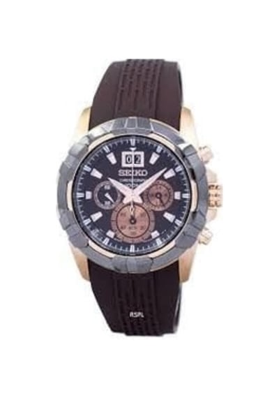 Seiko Spc194p1 Lord Modeli Kahverenk Silikon Kordon Kahverengi