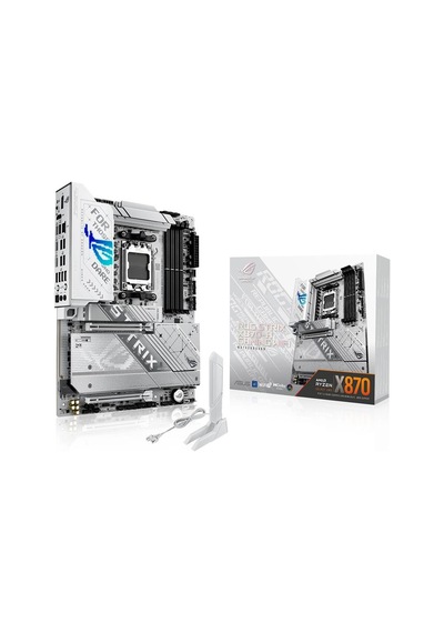 Asus Rog Strıx X870-a Gamıng Wıfı Ddr5 8000mhz 1xhdmı 1xdp 4xm.2 2xusb4 Am5 Atx Amd Am5 9000/8000/7