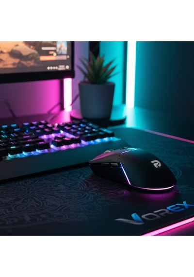 Trio - G602 Rgb Gaming Mouse Usb Kablolu Oyuncu Faresi G602