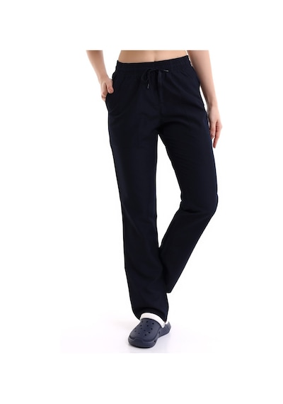 Alpaka Pantolon Bel Lastikli - Lacivert-7014