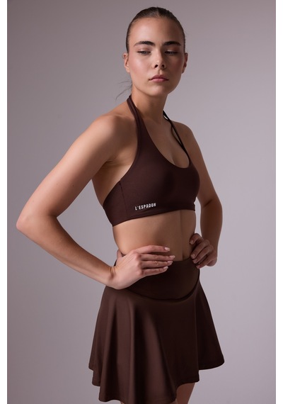 Aerıa Backneckflex Atletik Spor & Aktif Yaşam Sütyeni-2678 Kahve