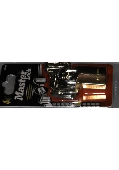 Master Lock 2930eurd Ekstra Kalın Prinç Anahtar Asma Kilit, Altın