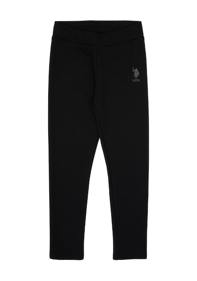 U.s. Polo Assn. Kız Çocuk Siyah Tayt 50316890-vr046 SiYAH